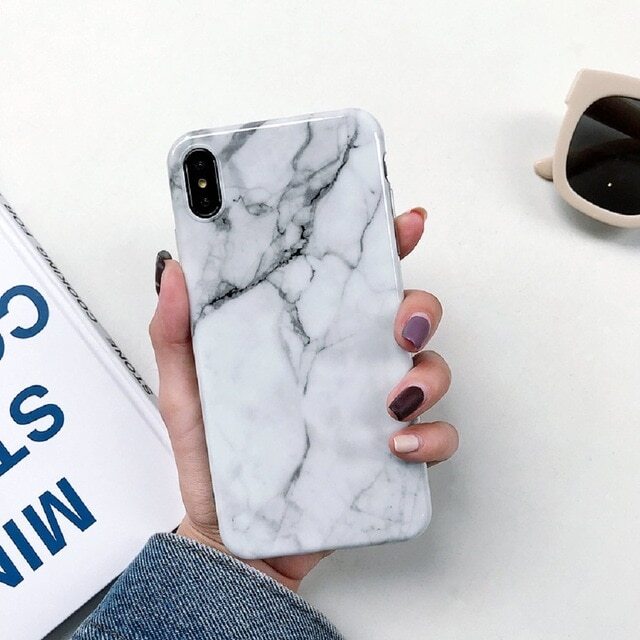 Dirty White Marble iPhone Case