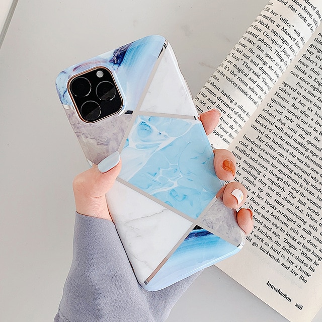 Cool Water Geo Marble iPhone Case