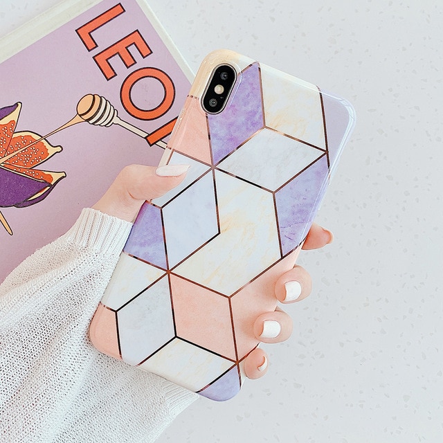 My Fair Lady Geo Marble iPhone Case